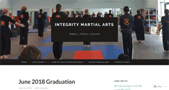 Desktop Screenshot of integritymartialartsblog.com